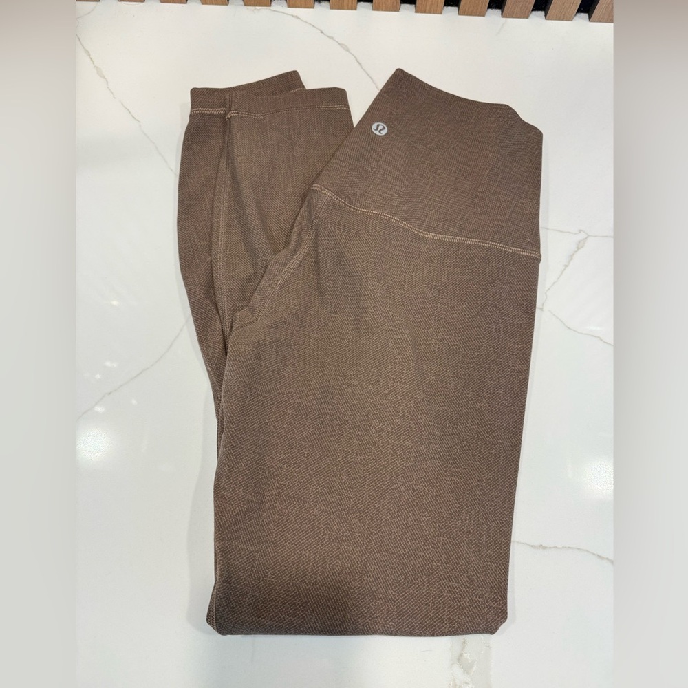 Lululemon align Leggings - espresso houndstooth - like new
